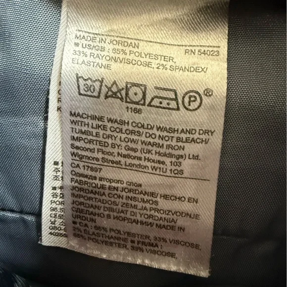 Banana Republic Women’s Logan Classic Straight Leg Dress Trouser Pants Size 10 - Picture 10 of 16